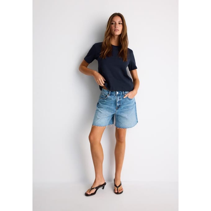 Stradivarius B01 Basic T-shirt regular fit heavy weight  Donkermarine S