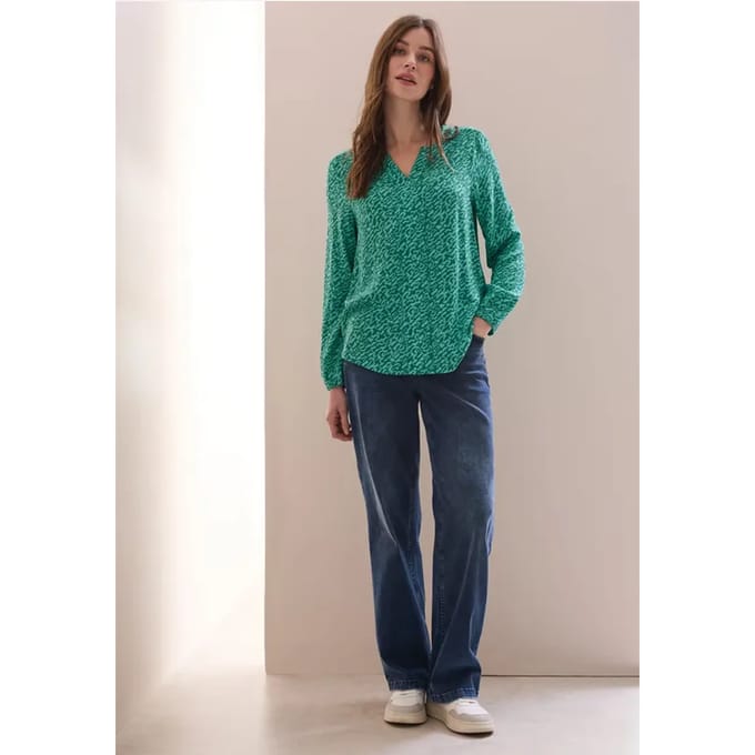 Bedrukte blouse