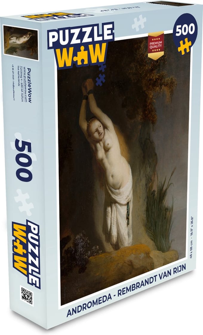 Puzzel Andromeda - Rembrandt van Rijn - Legpuzzel - Puzzel 500 stukjes