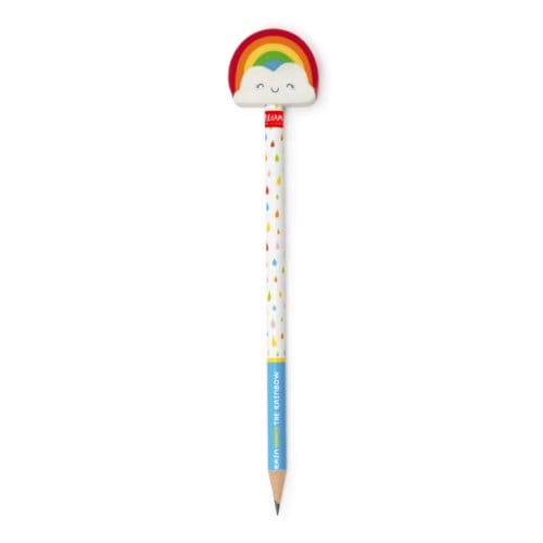 Legami potlood met gum - rainbow