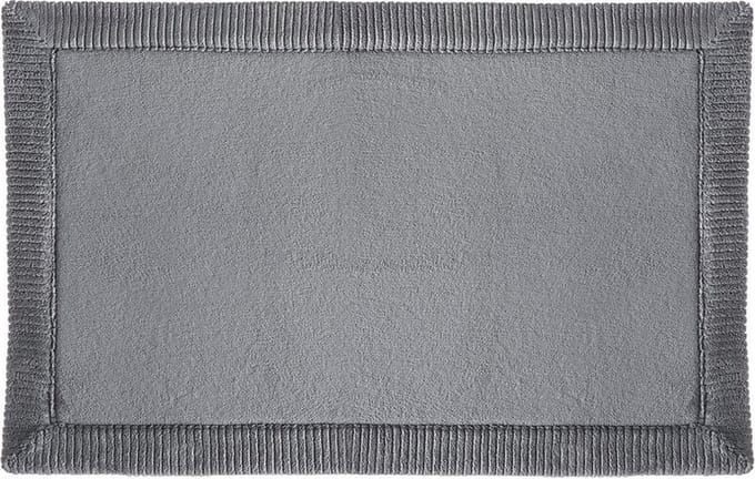 Atmosphera Tapijt - 80x50cm - Badmat - Donkergrijs