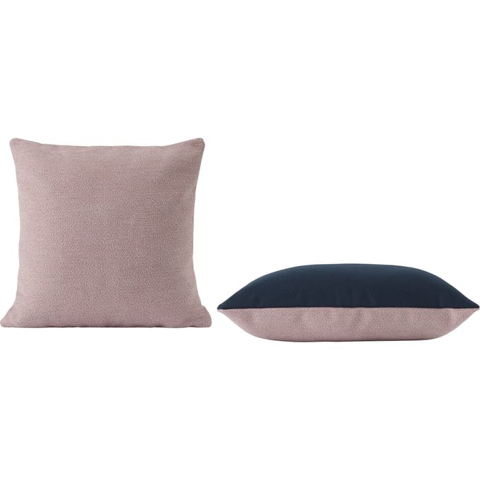 Muuto Mingle Kussen - 45 x 45 cm - rose/petroleum