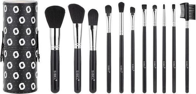 Black Swan Set Cosmetische Borstels 11st Sibel