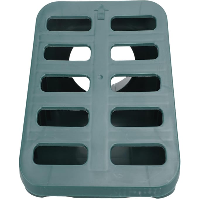 Grille de pelouse Drain de cour Angulaire Robuste PP Heavy Duty Mitré Grille de drainage pour tuyau d'interface 3 4 pouces Vert vert