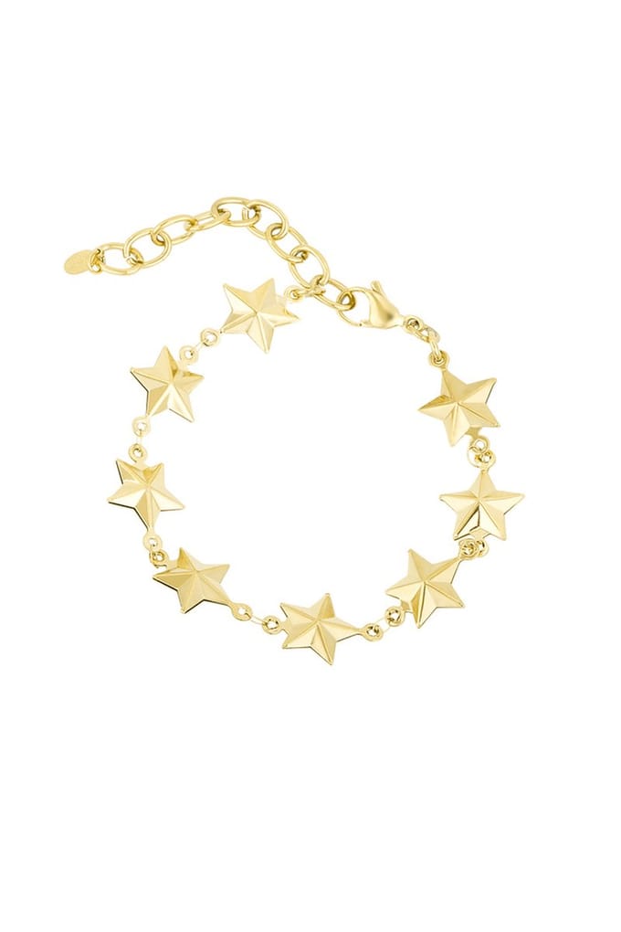 Bijoutheek Armband (Sieraad) Sterren Goud