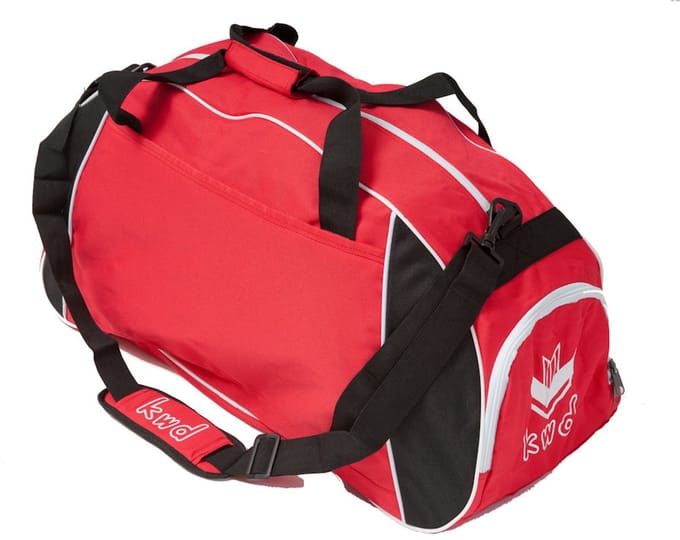 KWD Sporttas Pronto, mt Sr, rood/zwart