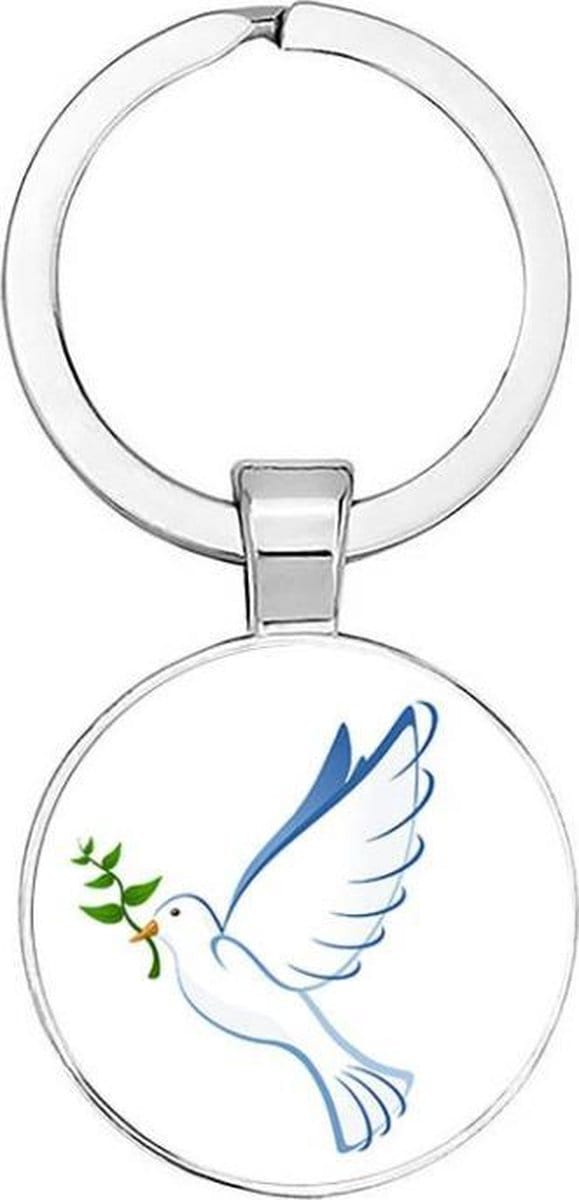 Akyol - vogel Sleutelhanger - Vogels - de echte vogelliefhebber - Vogel - dieren - vogels - 2,5 x 2,5 CM