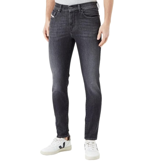 Diesel 2019 D-Strukt jeans met zwarte wassing