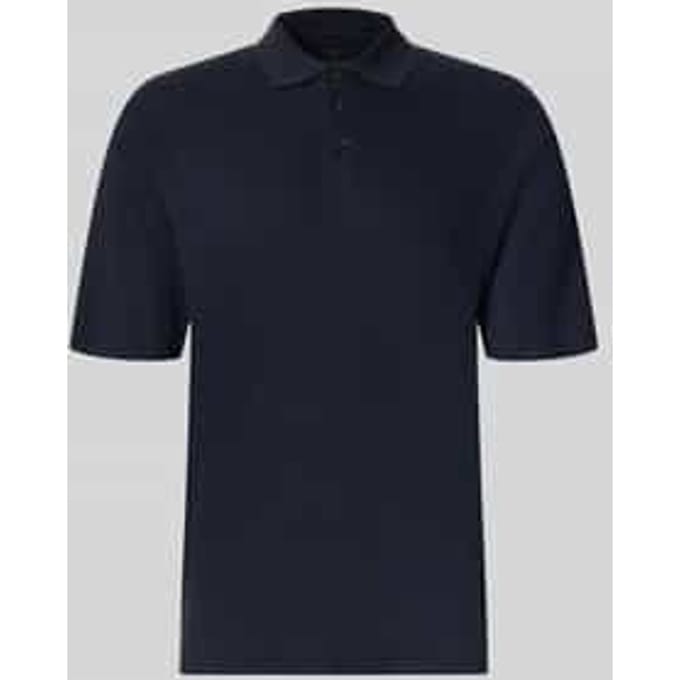 regular fit poloshirt met knooplijst