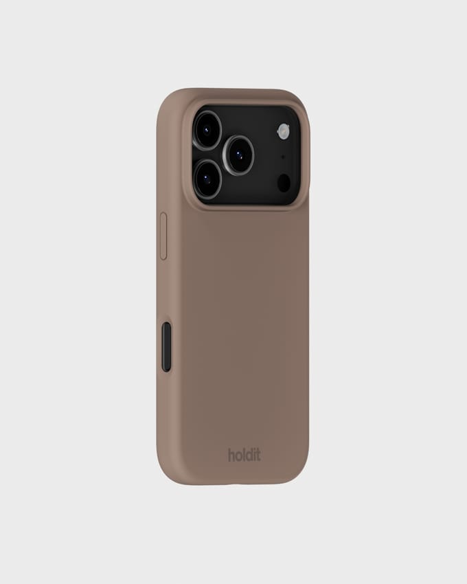 Holdit Silicone Case geschikt voor Apple iPhone 17 Pro Max - Mocha Brown