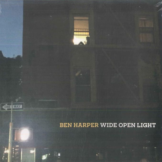 Disque vinyle LP BEN HARPER - Wide Open Light BRV85 Chrysalis 2023 Worldwide Rock gray