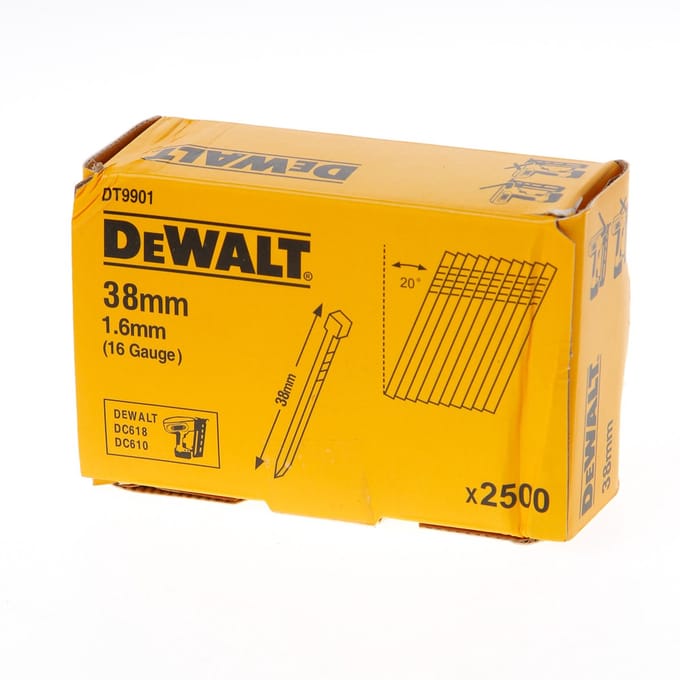 DeWalt Spijkers zonder kop 38mm DT9901 - 2500 Stuks