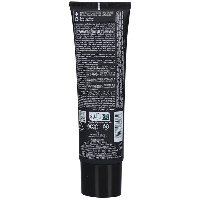 René Furterer Head Spa Verhelderende detoxpeeling Scalp scrub Unisex 150 ml