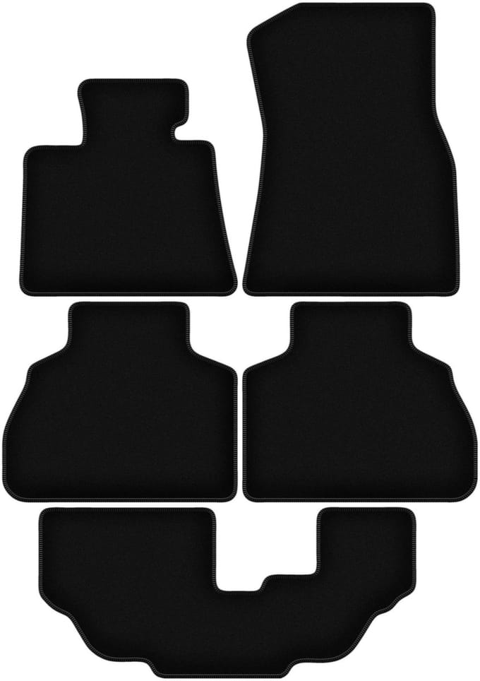 Wielganizator WLG-BASIC Serie - Velours Automatten - 7 personen - Voor BMW X7 G07