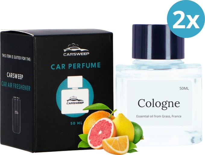 Carsweep® Auto Parfum - Navulling 2-Pack - Cologne