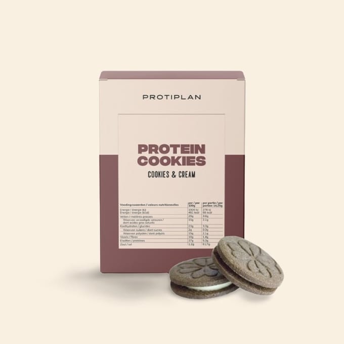 Protiplan - Cremekoekje Oreo - 14 x 14 g - Koolhydraatarm - Snack