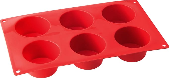 Dr. Oetker muffin bakvorm flexxibel  siliconen voor 6 muffins