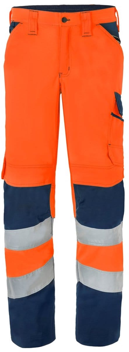 HAVEP Werkbroek High Visibility 80228 - Fluo Oranje/Donker Denim - 60
