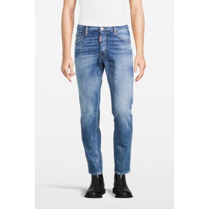 Dsquared2 Cool Guy Jeans Blue Größe: 46 | Slim Jeans Outlet | Herren | Blau