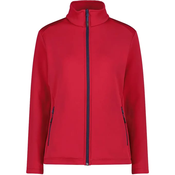 Vrouwen stretch fleece met rits CMP