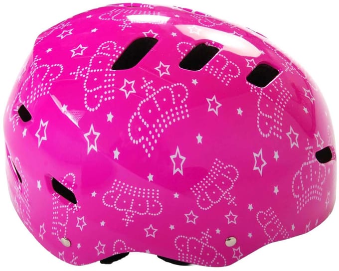 Volare Fiets/Skatehelm - Roze - 55-57 cm