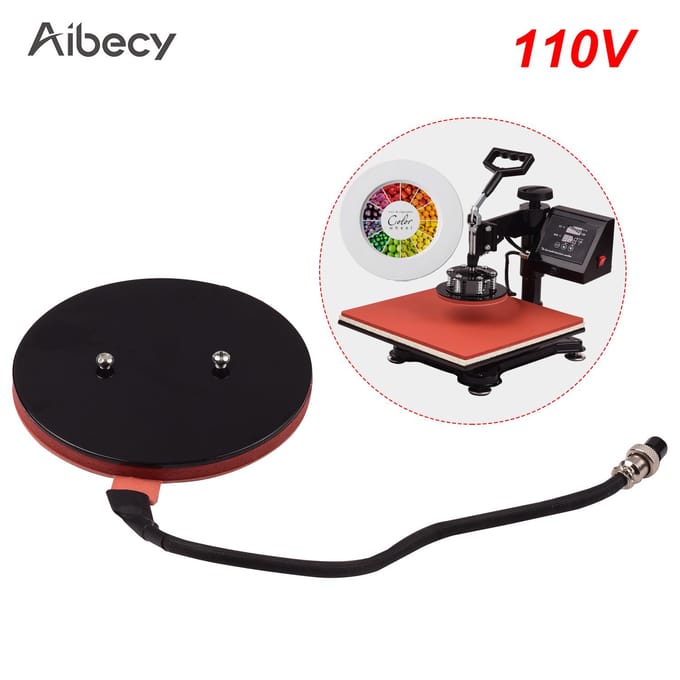 Aibecy Hittepers Plaat Mat Pad Hulpstukken 15.5cm Voor Sublimatie Transfer 110V veelkleurig