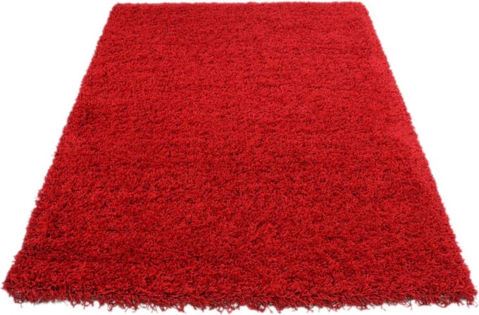 Vloerkleed Shaggy Plus 958 Red 80x150 cm
