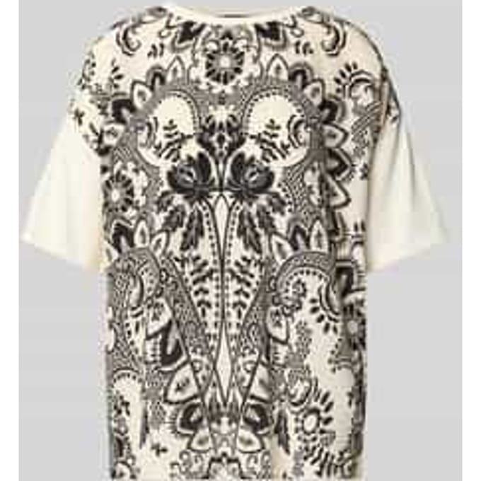 T-shirt met extra brede schouders, model 'PAMPAS'