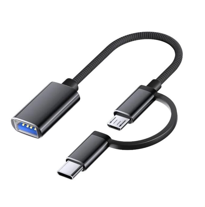 Opulfy - USB C naar USB Adapter - USB-C naar USB convertor - USB C Adapter - Micro USB naar USB Adapter - Adapter - Laptop - Telefoon