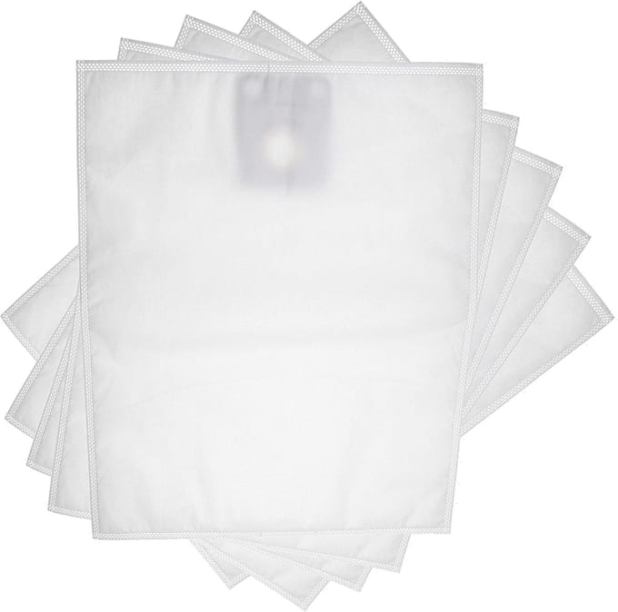 Stofzuigerzakken - Zuigzakken Microfleece - Stofzuigen Huis - Dubbellaags Scheurvast - 425 cm x 27 cm - Wit