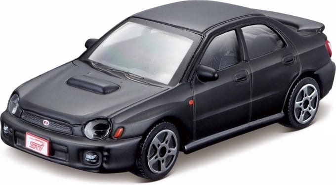 Bburago Subaru Impreza - Modelauto - Schaal 1:43 - Zwart