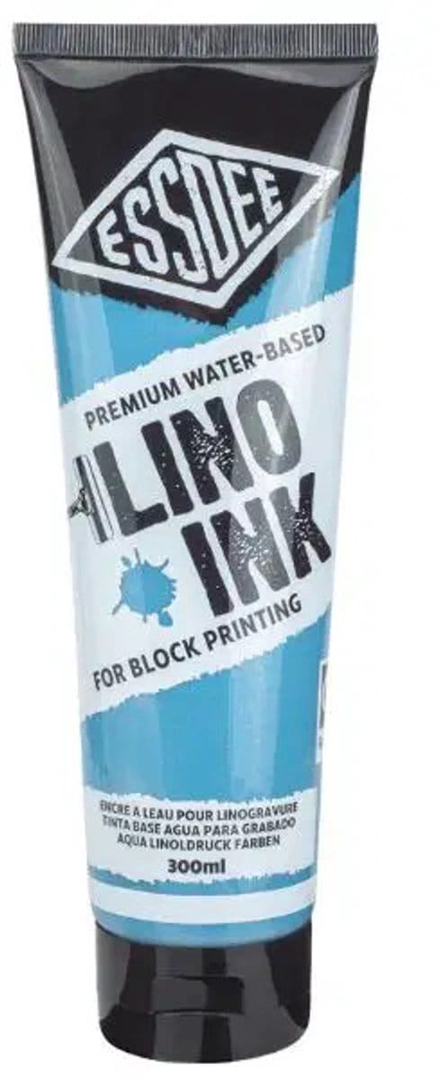 Essdee Lino Inkt Fluorescerend Blauw 300ml