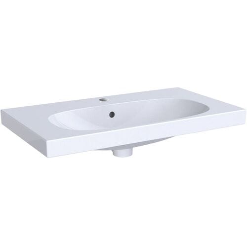 Geberit Acanto washbasin with shortened projection and shelf 75 x 42.2 cm, 500.632.01.2