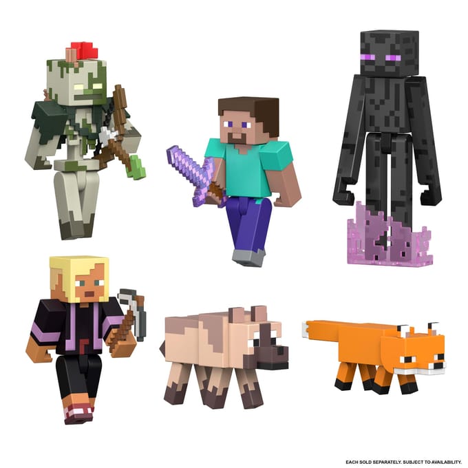 Minecraft Action Figure Steve 8 cm Action Figuur