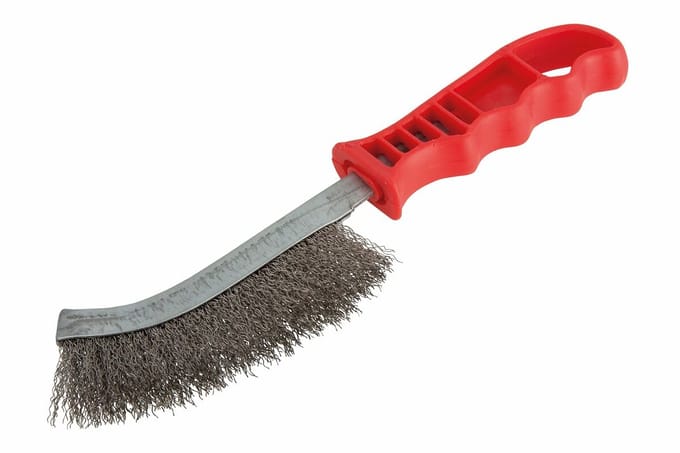 wolfcraft - Edelstaaldraadborstel - Staalborstel - 2717000