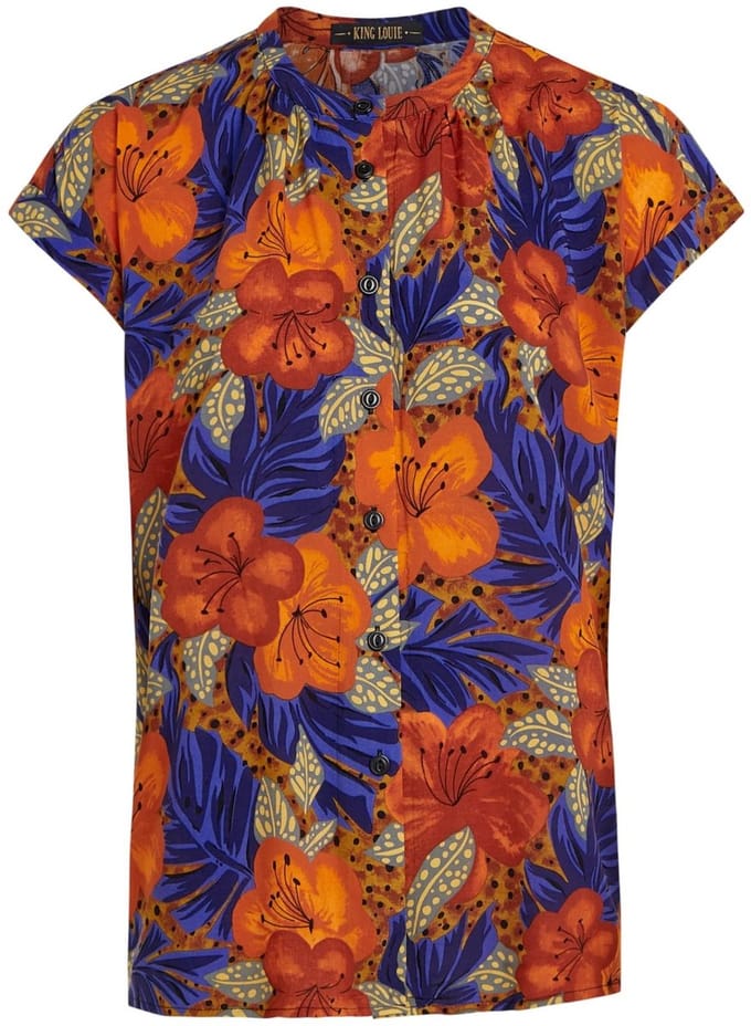 Dailygoods - Damesblouse met Bloemenprint en Duurzaam Materiaal