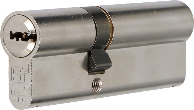 S2 veiligheidscilinder F6 35/55 SKG 2, dubbele profielcilinder (verschillend sluitend)
