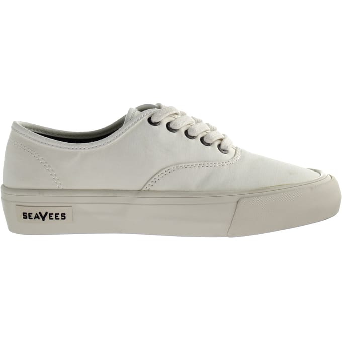 SeaVees Legend Standard Lace-Up Wit Canvas Dames Plimsolls
