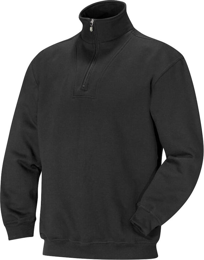 Jobman 5500 Halfzip Sweatshirt 65550010 - Zwart - L