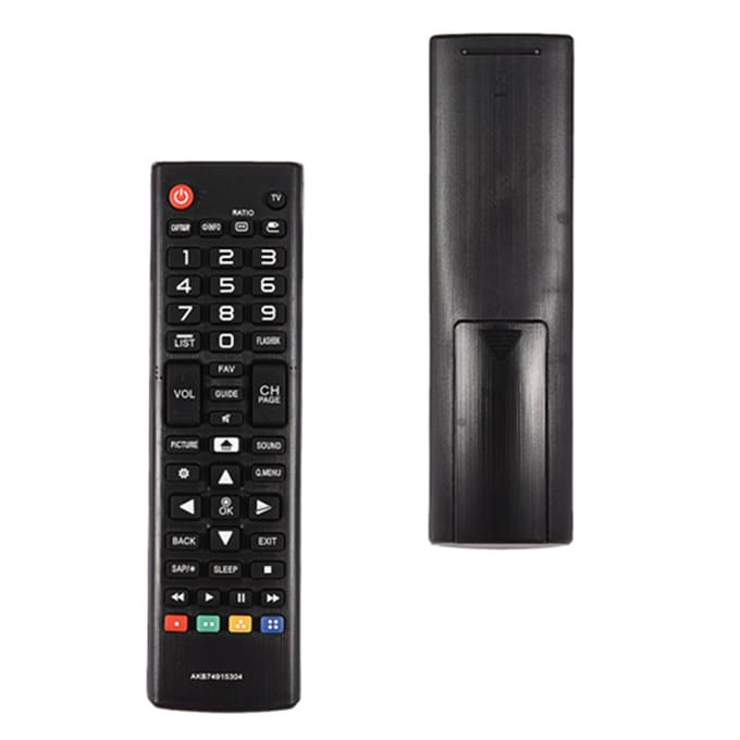 Télécommande de remplacement noire pour téléviseur LG AKB74915304 black