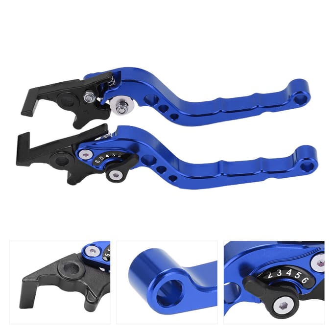 Motorfiets Koppeling Remhendel CNC Aluminiumlegering Universeel Motorfiets AccessoiresBlauw blauw