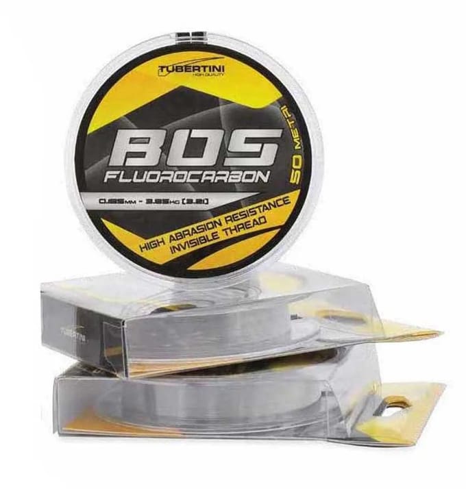 Tubertini Bos 50 M Flurocarbon Transparant 0.201 mm