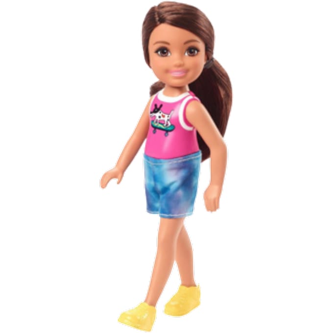 Barbie Chelsea pop met korte broek