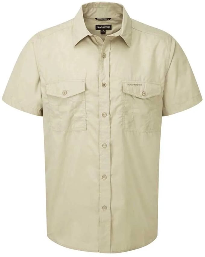 Craghoppers Kiwi Overhemd Met Korte Mouwen Beige S Man