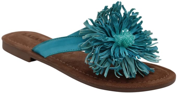 Roza Dames Slippers Leer