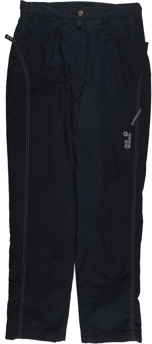 Jack Wolfskin Dames Rainforest Gevoerde Broek Zwart Maat 38