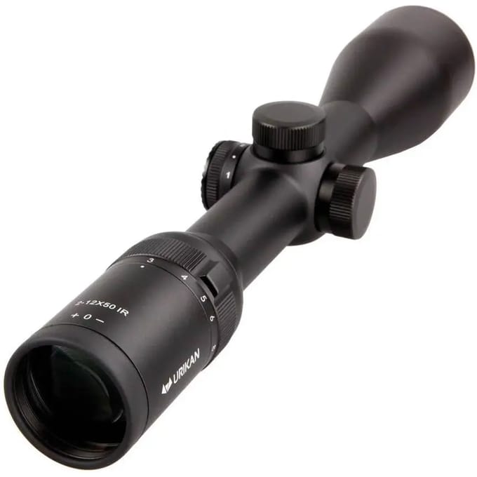 Schietbril met richtkruis Urikan Predator 2-12X50