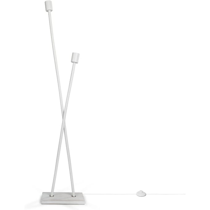 Vloerlamp Lunia wit