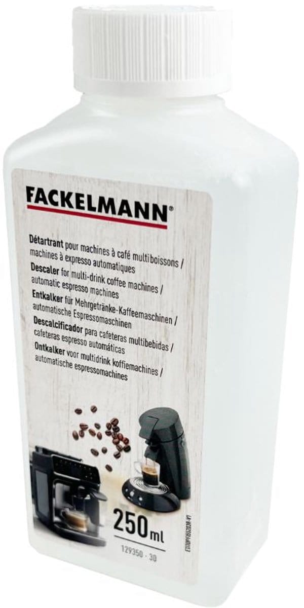 Vloeibare ontkalker voor espressomachine en multi-drank 25 cl Fackelmann Petit Déjeuner