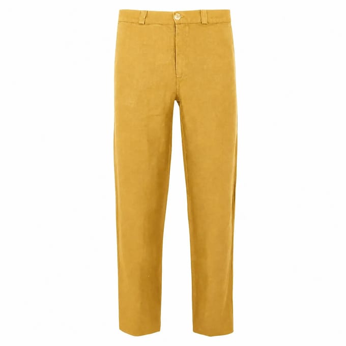Klassieke linnen broek Haris Cotton